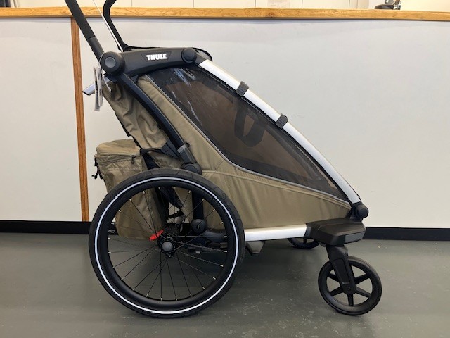 Thule> Anhänger CHA CROSS 1 G2 Khaki Single (1er) Alu/Faded Khaki